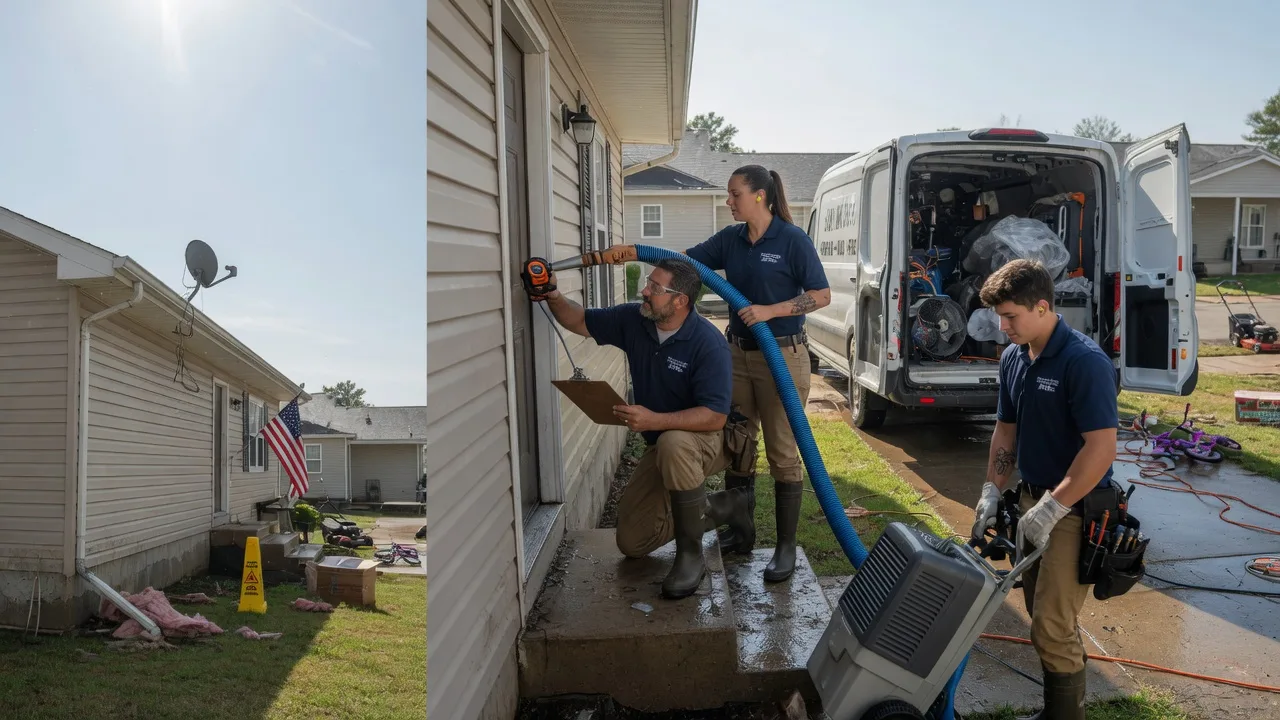 Ceiling Water Damage Restoration in Belknap, IL near me